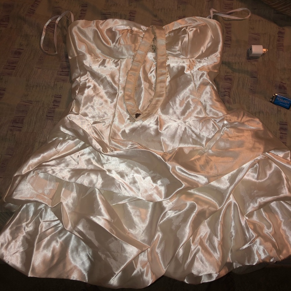 White wedding dress